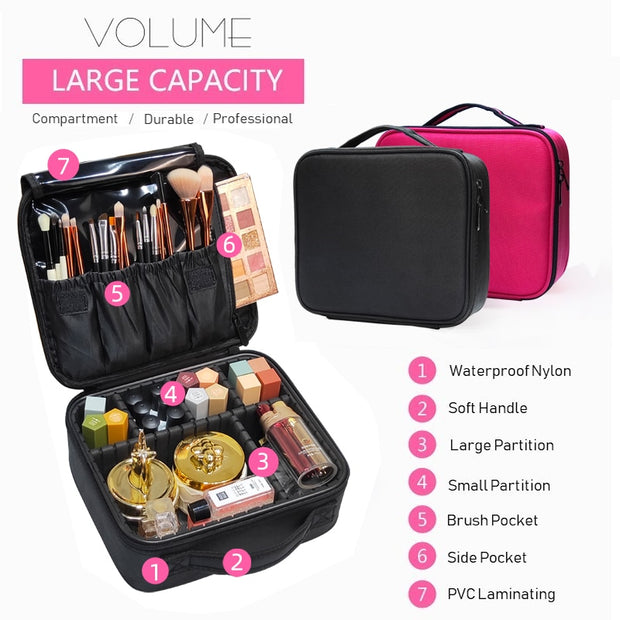 MAKEUP BAG & COSMETIC TRAVEL ORGANIZE